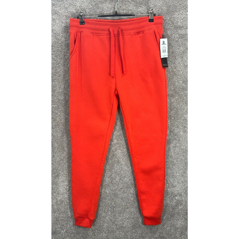 Southpole Joggers Womens Junior XL Orange Actual 33X29 Sweatpants Stretch NWT
